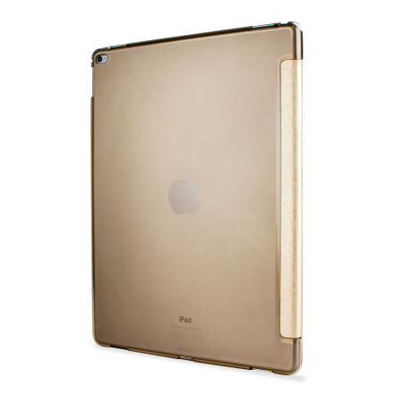 Olixar iPad Pro 12.9 2015 Folding Stand Smart Case - Clear / Gold