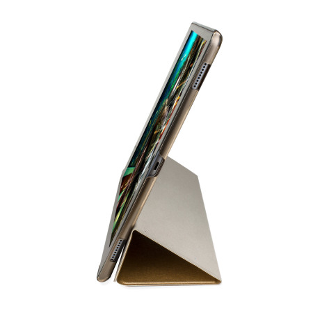 Funda iPad Pro 12.9 2015 Olixar Folding Stand Smart - Dorada