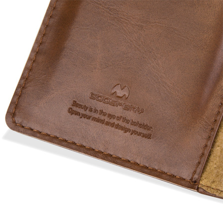 Mercury Blue Moon Flip  LG G4 Wallet Case - Brown