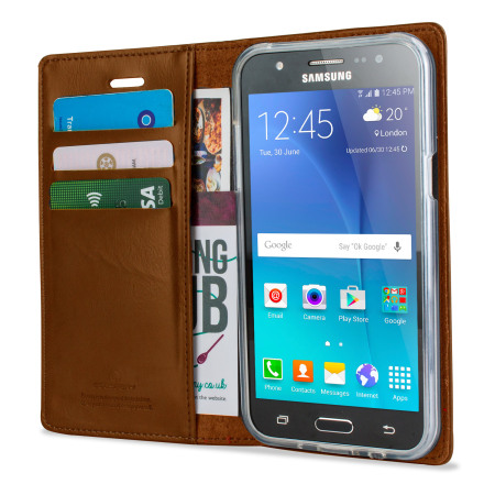  Mercury Blue Moon Samsung Galaxy J5 Wallet Case - Bruin