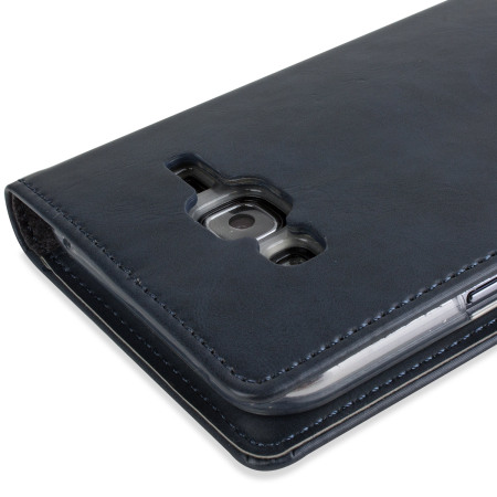 Mercury Blue Moon Flip Samsung Galaxy J5 2015 Wallet Case - Navy