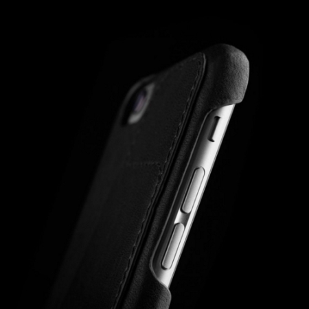 Mujjo Leren Wallet Case 80° iPhone 6S/6 Case - Zwart