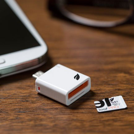 Leef Access MicroSD Reader for Android - White