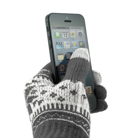 Proporta Unisex Touch Screen Gloves - Dark Grey