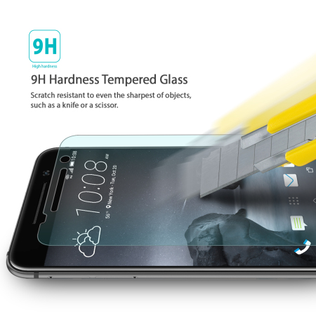 Rearth Invisible Defender HTC One A9 Tempered Glas Displazschutz
