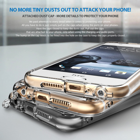 Funda HTC One A9 Rearth Ringke Fusion - Transparente