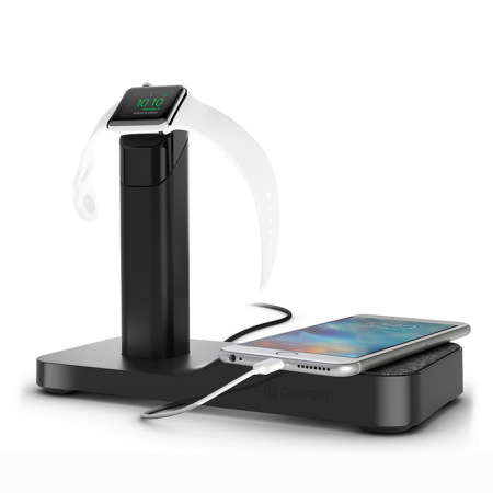 Griffin Apple Watch and iPhone Stand Powered Charging Station