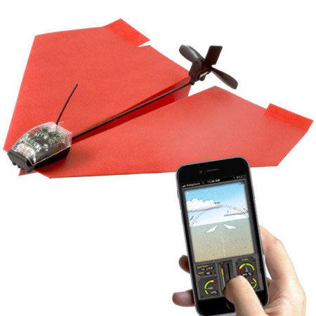 Avión papel controlado por móvil PowerUp 3.0  iOs/ Android - Pack de 2
