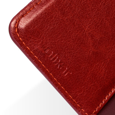 Olixar Samsung Galaxy A3 2016 Leather-Style suojakotelo - Punainen
