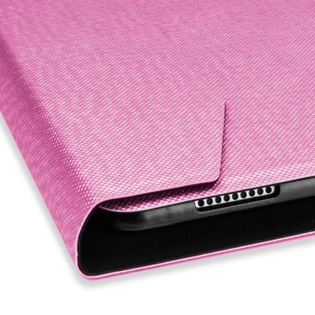 Funda iPad Pro 12.9 con teclado Ultra-Thin Alumnium Folding - Rosa