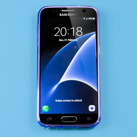 Olixar FlexiShield Samsung Galaxy S7 Gel Case - Purple