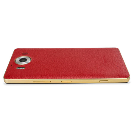 Tapa Trasera Lumia 950 Mozo con Carga Inalámbrica Qi - Roja