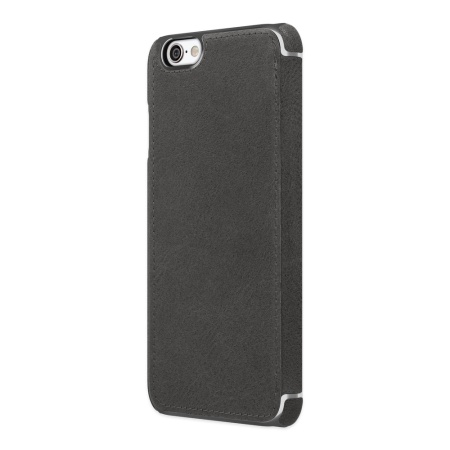Adopted Leather Folio iPhone 6S Plus / 6 Plus Wallet Case - Charcoal
