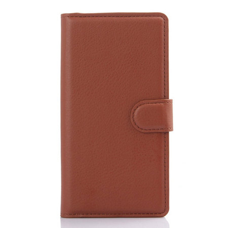 Olixar Sony Xperia M4 Aqua Wallet Tasche in Braun
