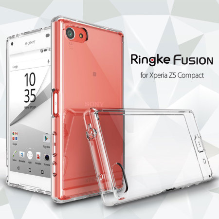Rearth Ringke Fusion Case Sony Xperia Z5 Compact Hülle Smoke Black