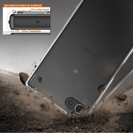 Rearth Ringke Fusion Case Sony Xperia Z5 Compact Hülle Smoke Black
