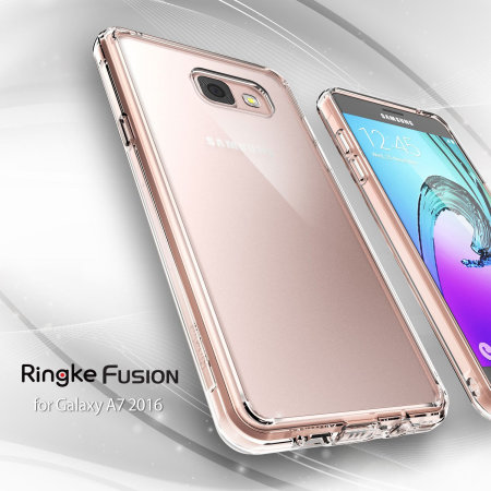 Rearth Ringke Fusion Samsung Galaxy A7 2016 Case - Smoke Black
