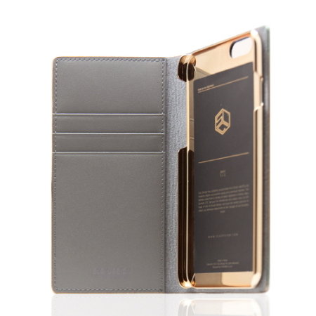  SLG Hologram Leather iPhone 6S Plus / 6 Plus Wallet Case - Silver