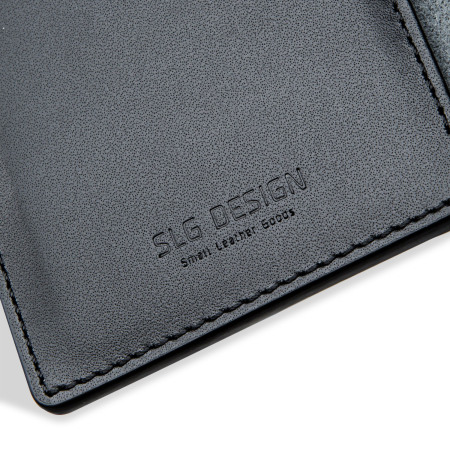 SLG Metal Edition iPhone 6S / 6 Leather Wallet Case - Black