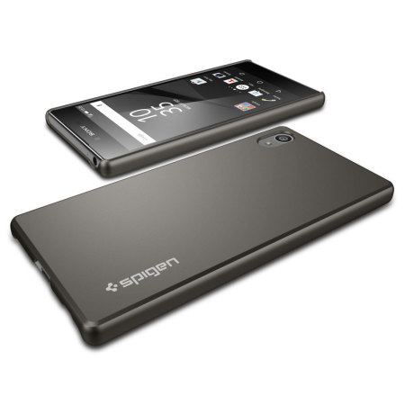 Spigen Thin Fit Sony Xperia Z5 Shell Case - Smooth Zwart