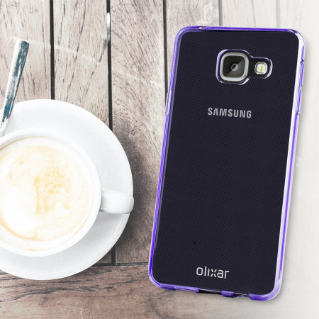 Funda Samsung Galaxy A3 2016 Olixar FlexiShield Gel - Morada