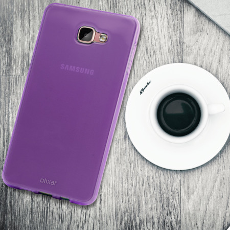 Olixar FlexiShield Samsung Galaxy A9 2016 Gel Case - Purple