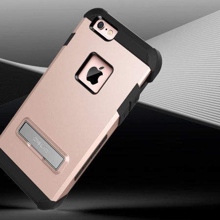 Coque iPhone 6S / 6 Obliq Skyline Advance Support intégré - Rose Or