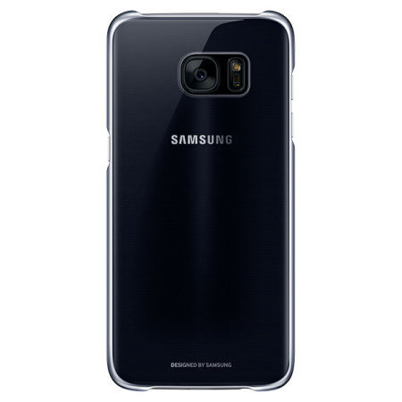 Original Samsung Galaxy S7 Edge Clear Cover Case Hülle in Schwarz