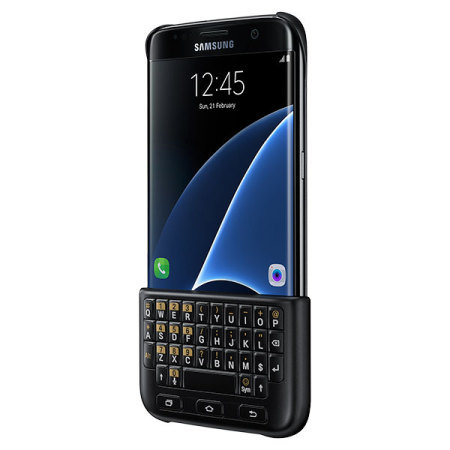 petróleo legumbres Político Funda Oficial con Teclado para el Samsung Galaxy S7 Edge - Negra