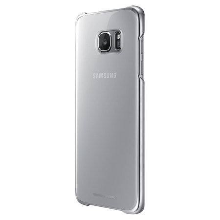 Officiele Samsung Galaxy S7 Edge Clear Cover - Zilver