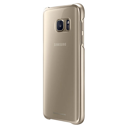 Official Samsung Galaxy S7 Clear Cover Suojakotelo - Kulta
