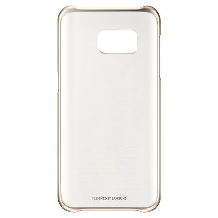 Original Samsung Galaxy S7 Clear Cover Case Hülle in Gold