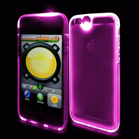 Luminoso Multicolour iPhone 6S / 6 Light Up Selfie Case - Clear