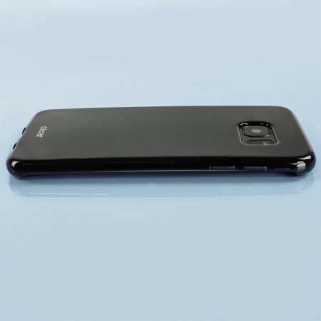 Olixar FlexiShield Samsung Galaxy S7 Edge Gel Case - Solid Black