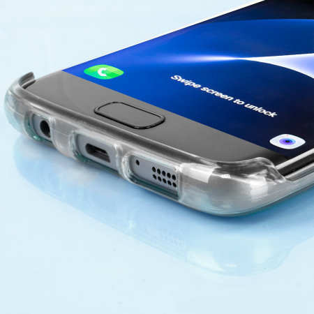 FlexiShield Samsung Galaxy S7 Edge suojakotelo - Huurteisen valkoinen