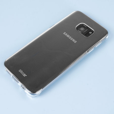FlexiShield Samsung Galaxy S7 Edge suojakotelo - Huurteisen valkoinen