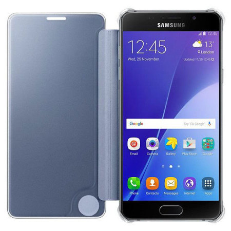 Funda Oficial Samsung Galaxy A5 2016 Clear View - Azul