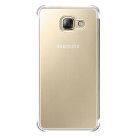 Officiële Samsung Galaxy A5 2016 Clear View Cover - Goud