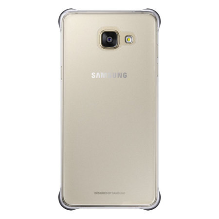 Funda Oficial Samsung Galaxy A3 2016 Clear Cover - Plateada