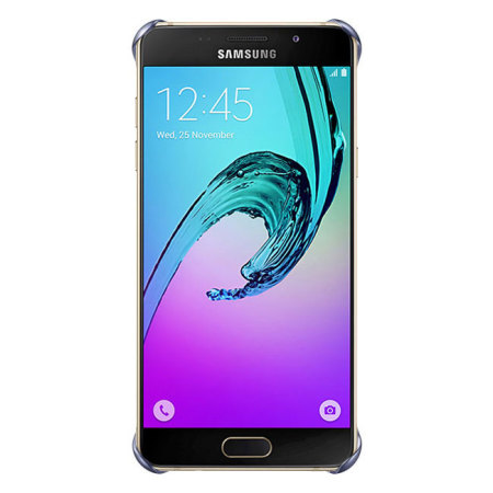 Clear Cover Officielle Samsung Galaxy A3 2016 - Bleue / Noire