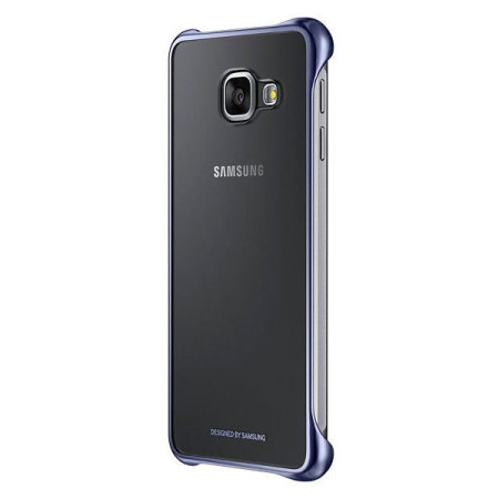 Official Samsung Galaxy A3 2016 Clear Cover Case - Blue / Black