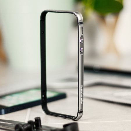 Bumper iPhone SE X-Doria Bump Gear Plus Aluminium – Gris Espace