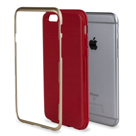 Coque iPhone 6S / 6 Motomo Ino Line Infinity - Rouge Vampire / Or