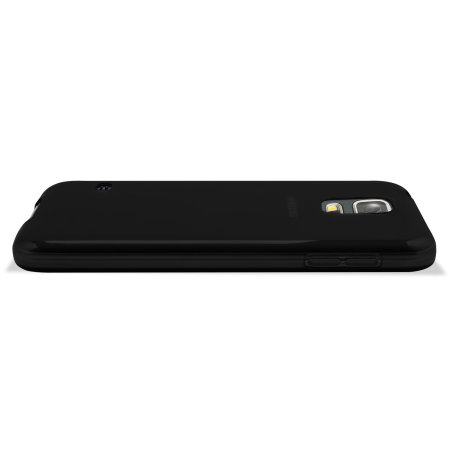 FlexiShield Case Samsung Galaxy S5 Mini Hülle in Solid Schwarz