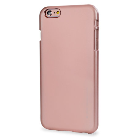 Mercury iJelly iPhone 6S Plus / 6 Plus Gel Case - Metallic Rose Gold