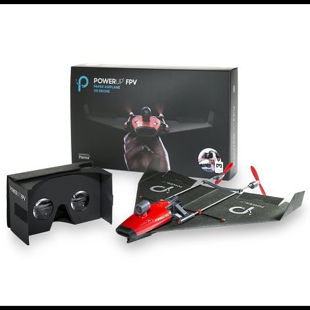  PowerUp FPV - Avión de papel con transmisión controlada por gafas VR