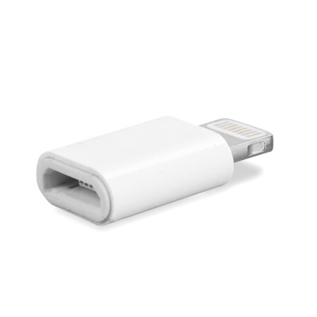 Lightning To Micro USB Adapter - White