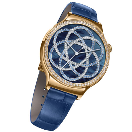 Huawei Jewel Watch für Android und iOS -Blau Leder Armband