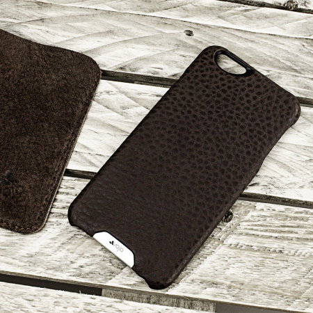 Vaja Grip iPhone 6S Plus / 6 Plus Premium Läderskal - Mörkbrun