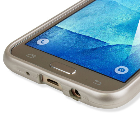 Mercury Goospery iJelly Samsung Galaxy J5 2015 Gel Case - Gold